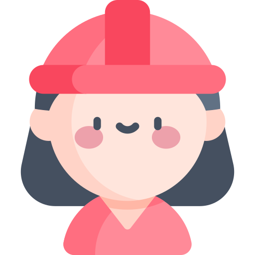 Firewoman Kawaii Flat icon