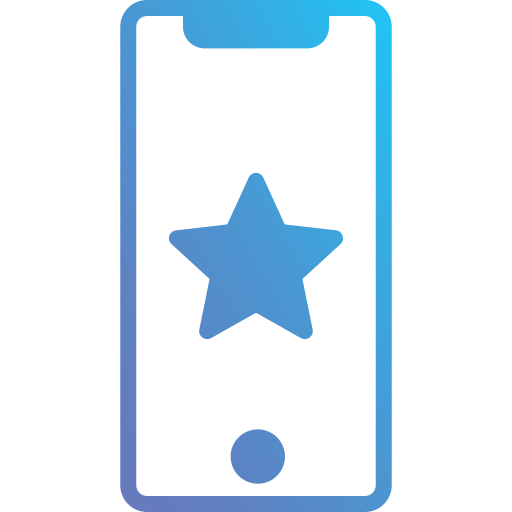 estrella Generic Outline Gradient icono