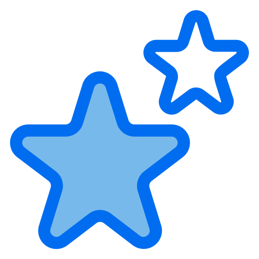 stelle Generic Blue icona