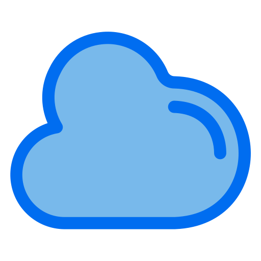 雲 Generic Blue icon