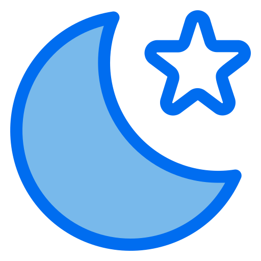 nacht-modus Generic Blue icon