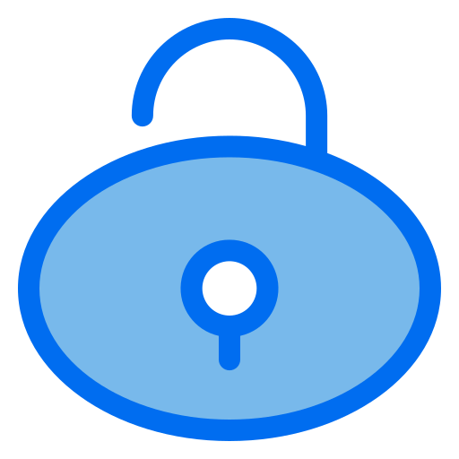 맹꽁이 자물쇠 Generic Blue icon