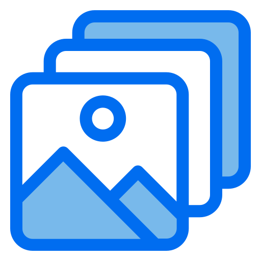 Slideshow Generic Blue icon