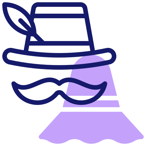 sombrero Inipagistudio Lineal Color icono