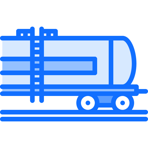 vagón de ferrocarril Coloring Blue icono