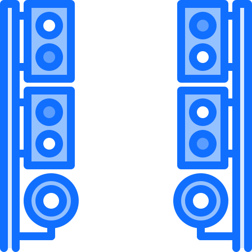 신호등 Coloring Blue icon
