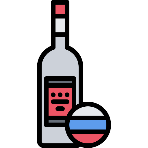 Vodka Coloring Color icon