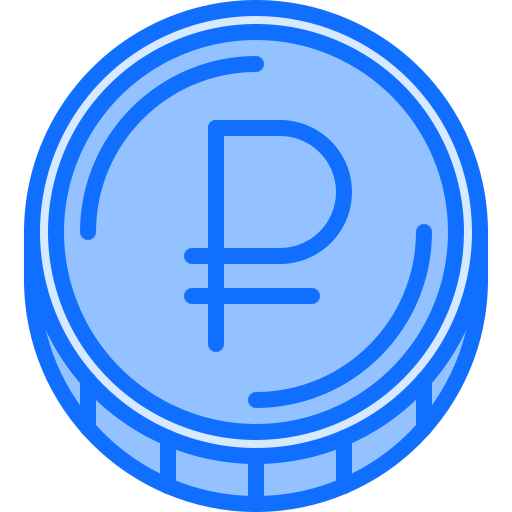 Ruble Coloring Blue icon