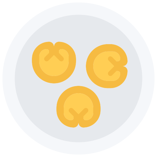 Dumplings Coloring Flat icon