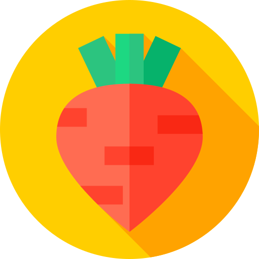 rote beete Flat Circular Flat icon