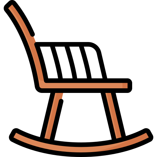 schommelstoel Special Lineal color icoon