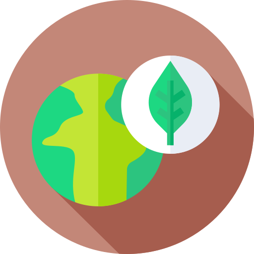 ecologico Flat Circular Flat icona