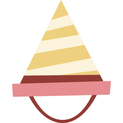 kapelusz Cartoon Flat ikona