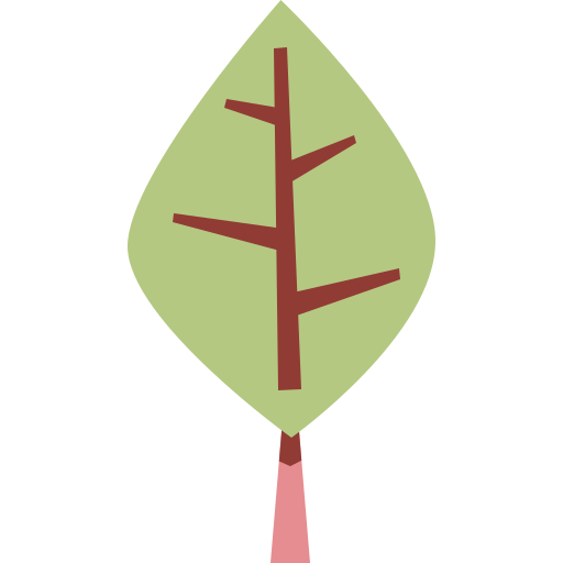 Leaf Cartoon Flat icon