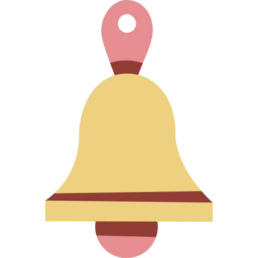 Bell Cartoon Flat icon