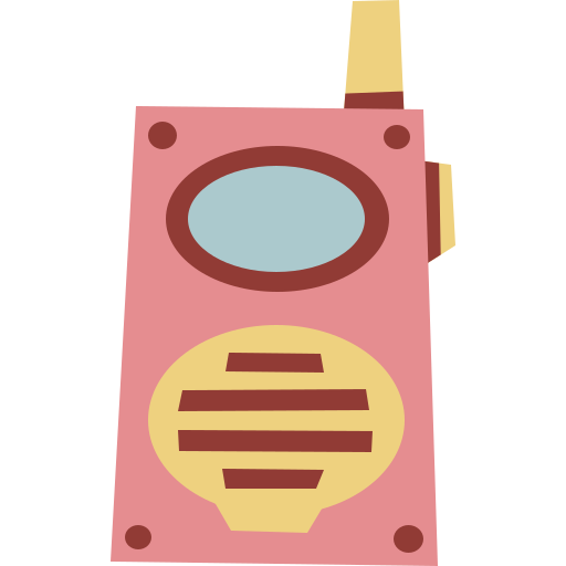walkie-talkie Cartoon Flat icon