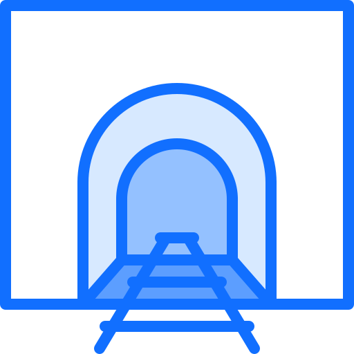 トンネル Coloring Blue icon