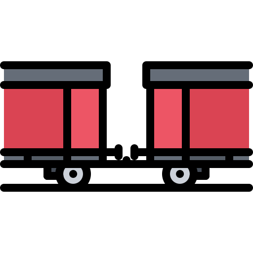 eisenbahnwagen Coloring Color icon