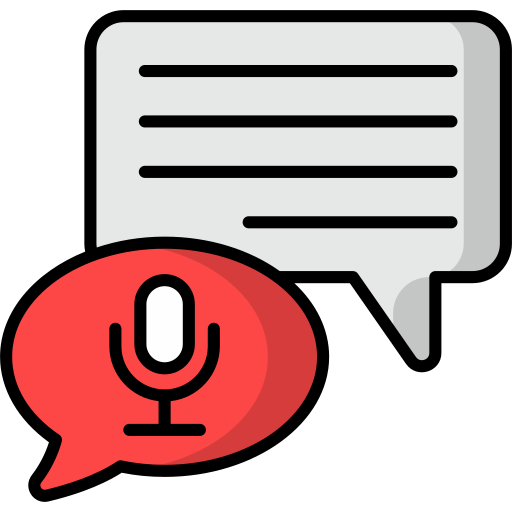 Voice chat Generic Outline Color icon