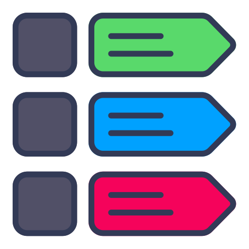 リストオプション Generic Outline Color icon