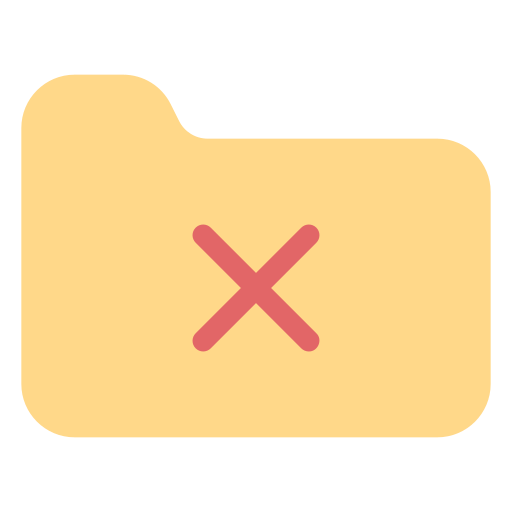 폴더 삭제 Generic Flat icon