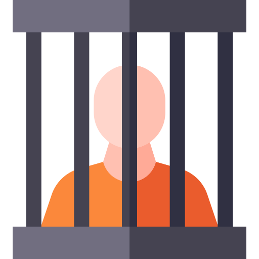 Prison Basic Straight Flat icon