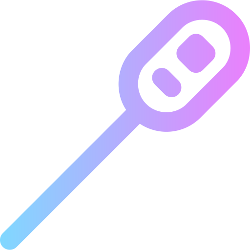 thermometer Super Basic Rounded Gradient icoon