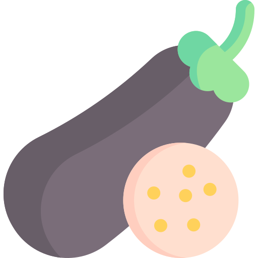 aubergine Special Flat Icône