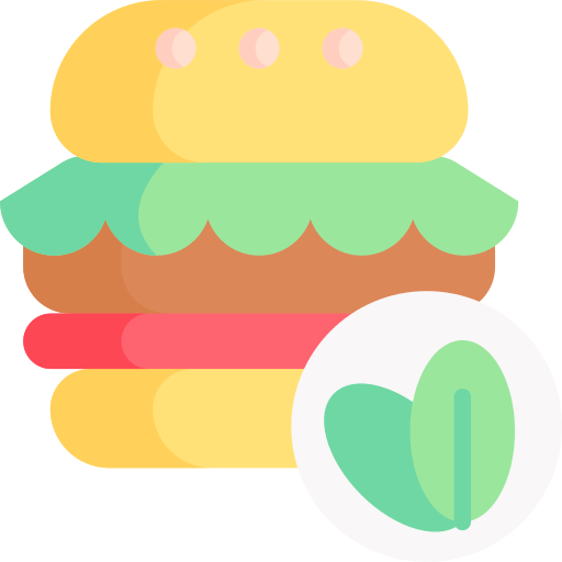 Веганский бургер Special Flat иконка