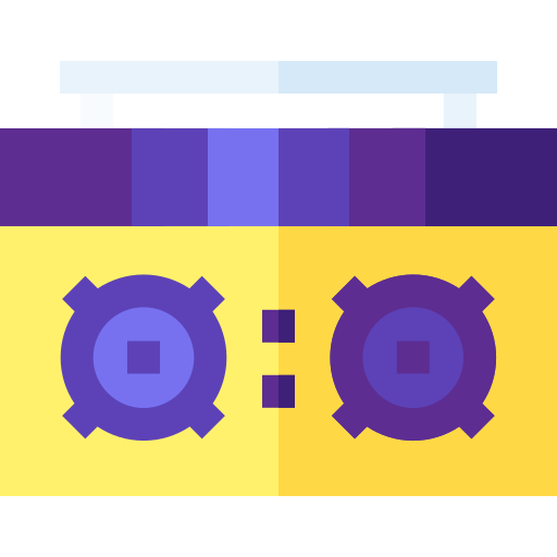 Boombox Basic Straight Flat icon