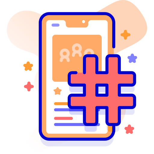 hashtag Special Ungravity Lineal color icon