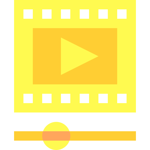 비디오 마케팅 Basic Sheer Flat icon