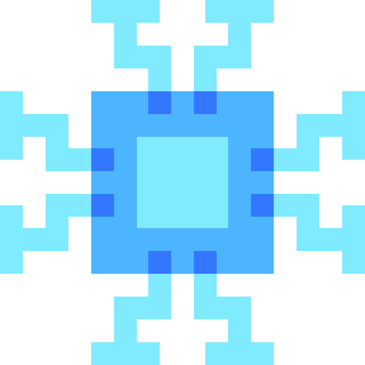 zentralprozessor Basic Sheer Flat icon