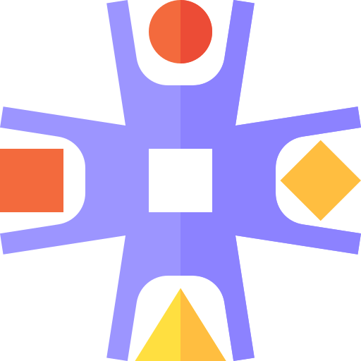 다양성 Basic Straight Flat icon