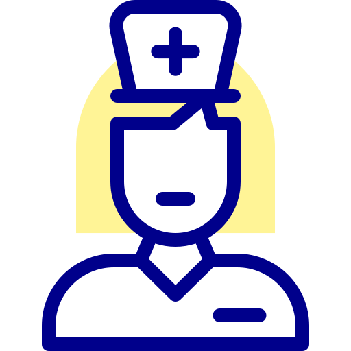 krankenschwester Detailed Mixed Lineal color icon