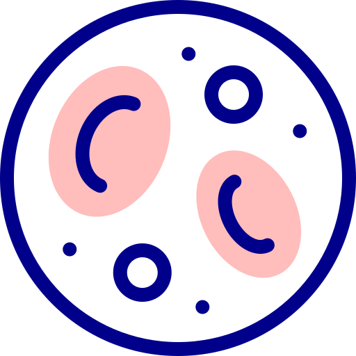 Blood cells Detailed Mixed Lineal color icon