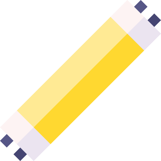 Fluorescent light Basic Straight Flat icon