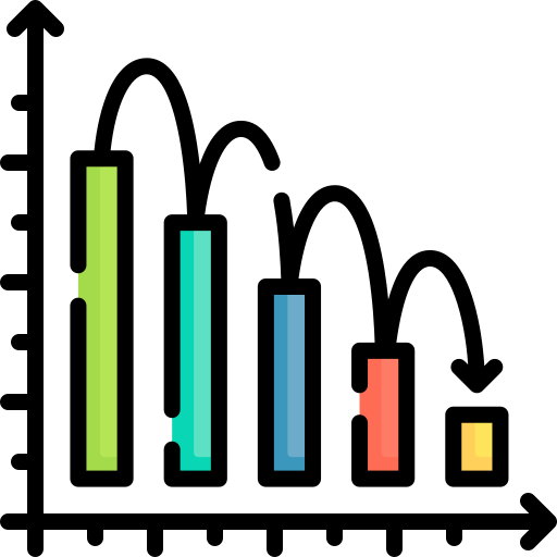 Bar chart Special Lineal color icon