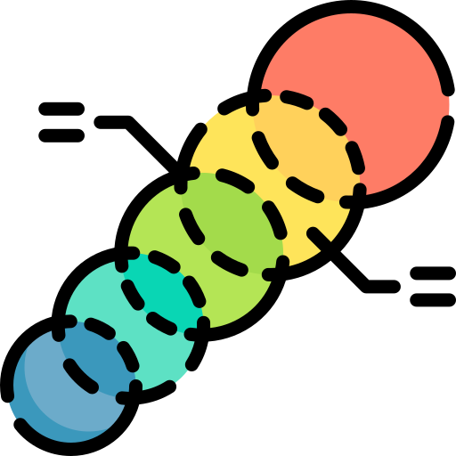 diagrama Special Lineal color icono