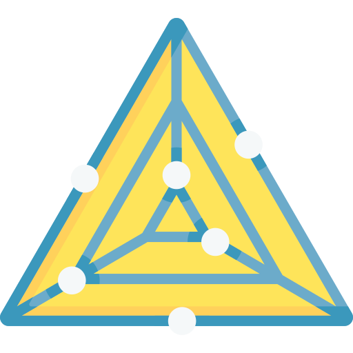 Pyramid chart Special Flat icon