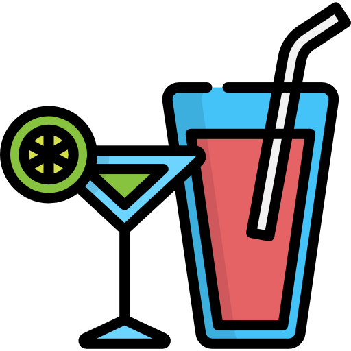 des cocktails Special Lineal color Icône