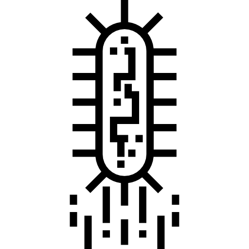 virus Detailed Straight Lineal icona