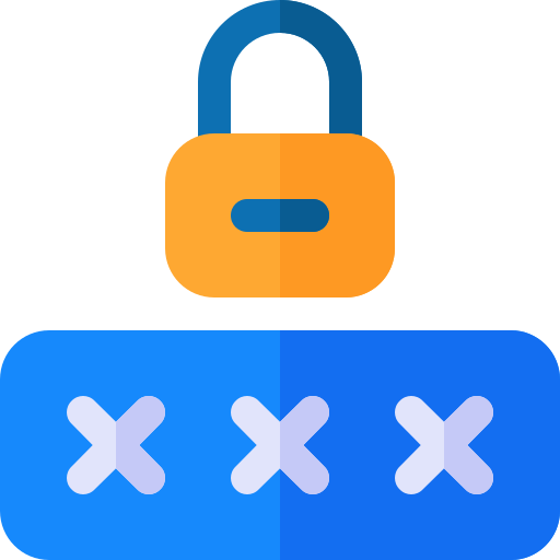 Password Basic Rounded Flat icon