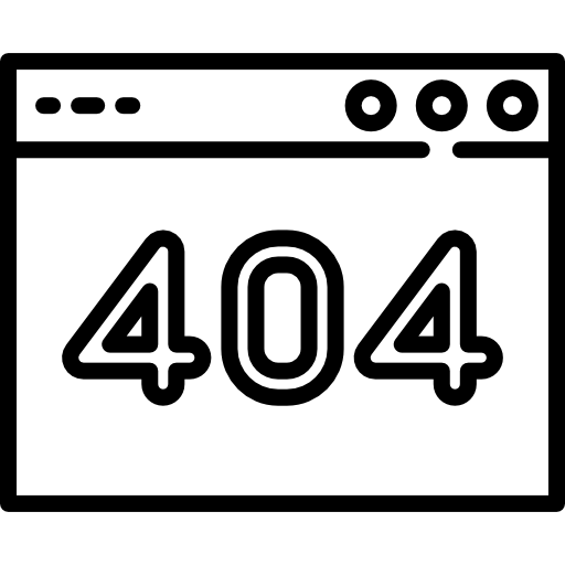 エラー404 Special Lineal icon