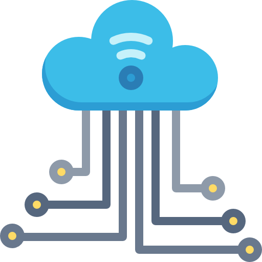 Cloud computing Special Flat icon