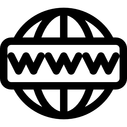 Домены Basic Rounded Lineal иконка