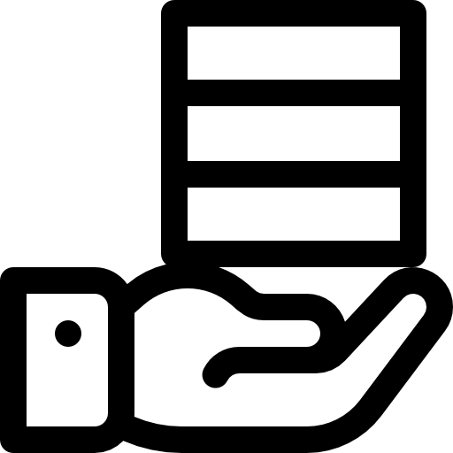 datos Basic Rounded Lineal icono