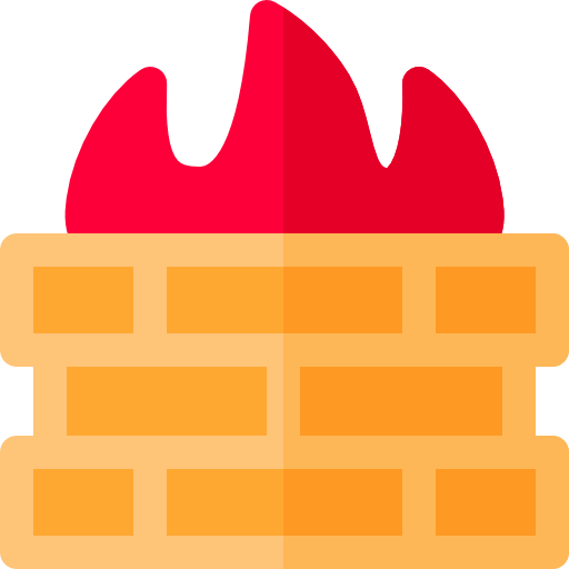 Firewall Basic Rounded Flat icon