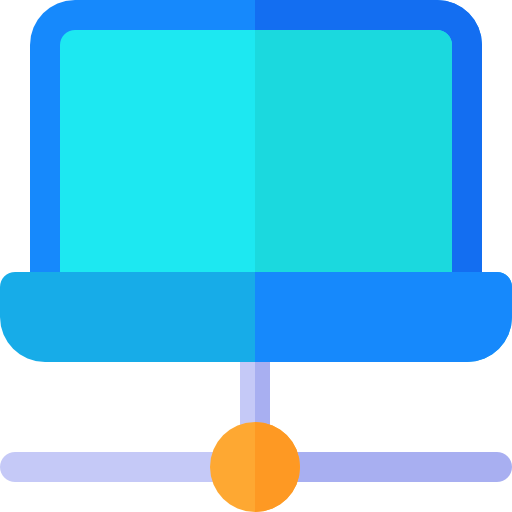 노트북 Basic Rounded Flat icon