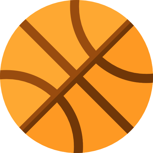 basquetebol Basic Rounded Flat Ícone